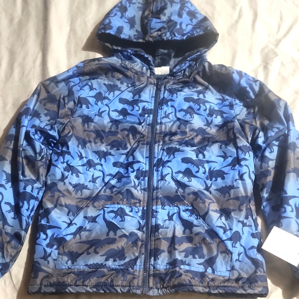 Dinosaur Print Blue Jacket/Mick mack